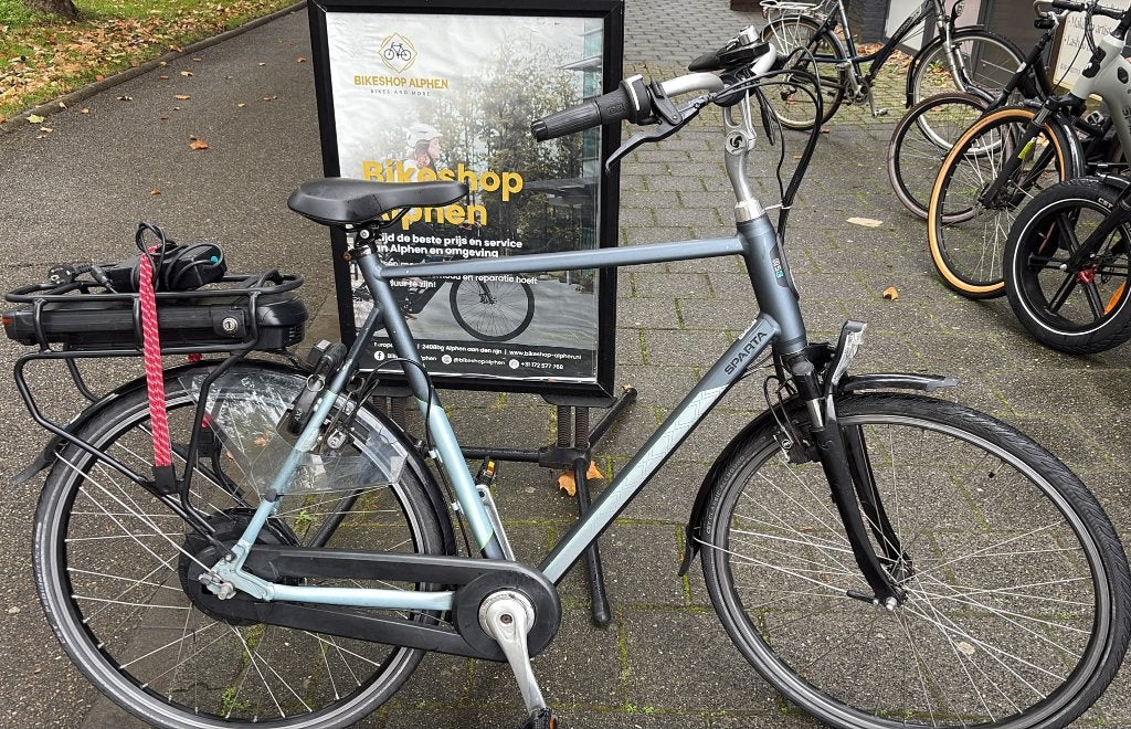 Sparta Elektrische herenfiets Hoog frame 65 cm, Ophalen, Sparta, Gebruikt, Sparta