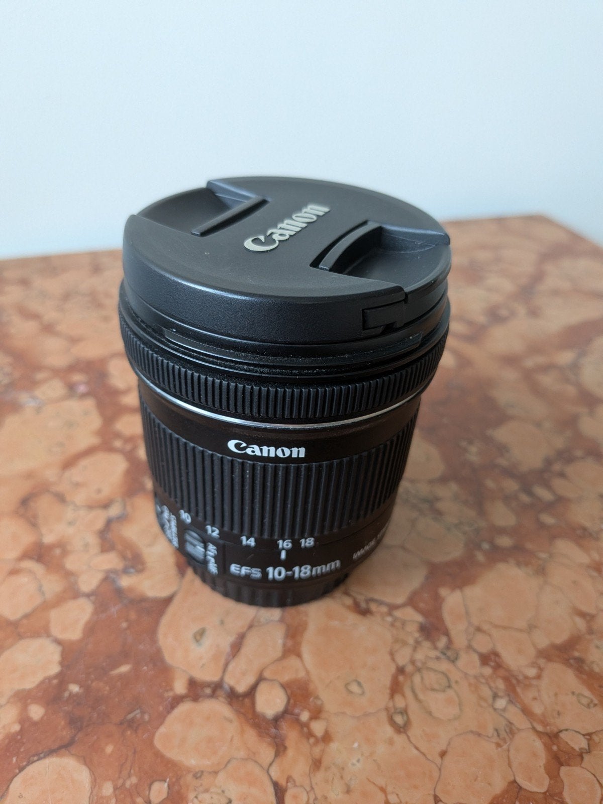 Canon EF-S 10-18mm f/4.5-5.6 IS STM Groothoeklens, Ophalen, Canon, Groothoeklens, Zo goed als nieuw