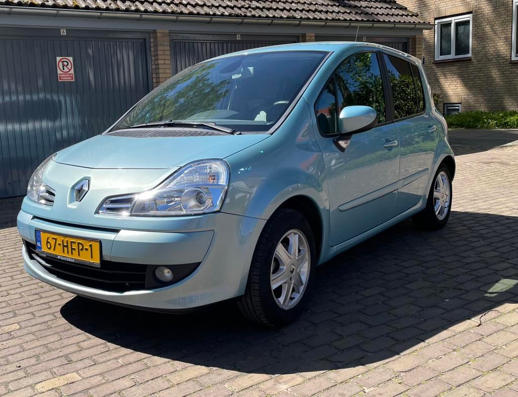 Renault Modus 1e eigenaar 1.2 TCE 74KW 2008 Blauw, Auto's, Renault, Particulier, Modus, Airbags, Airconditioning, Automatische klimaatregeling