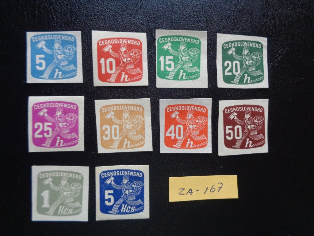 tsjechoslowakije - kranten zegels 1945/1947 (za-167), Ophalen of Verzenden, Overige landen, Postfris