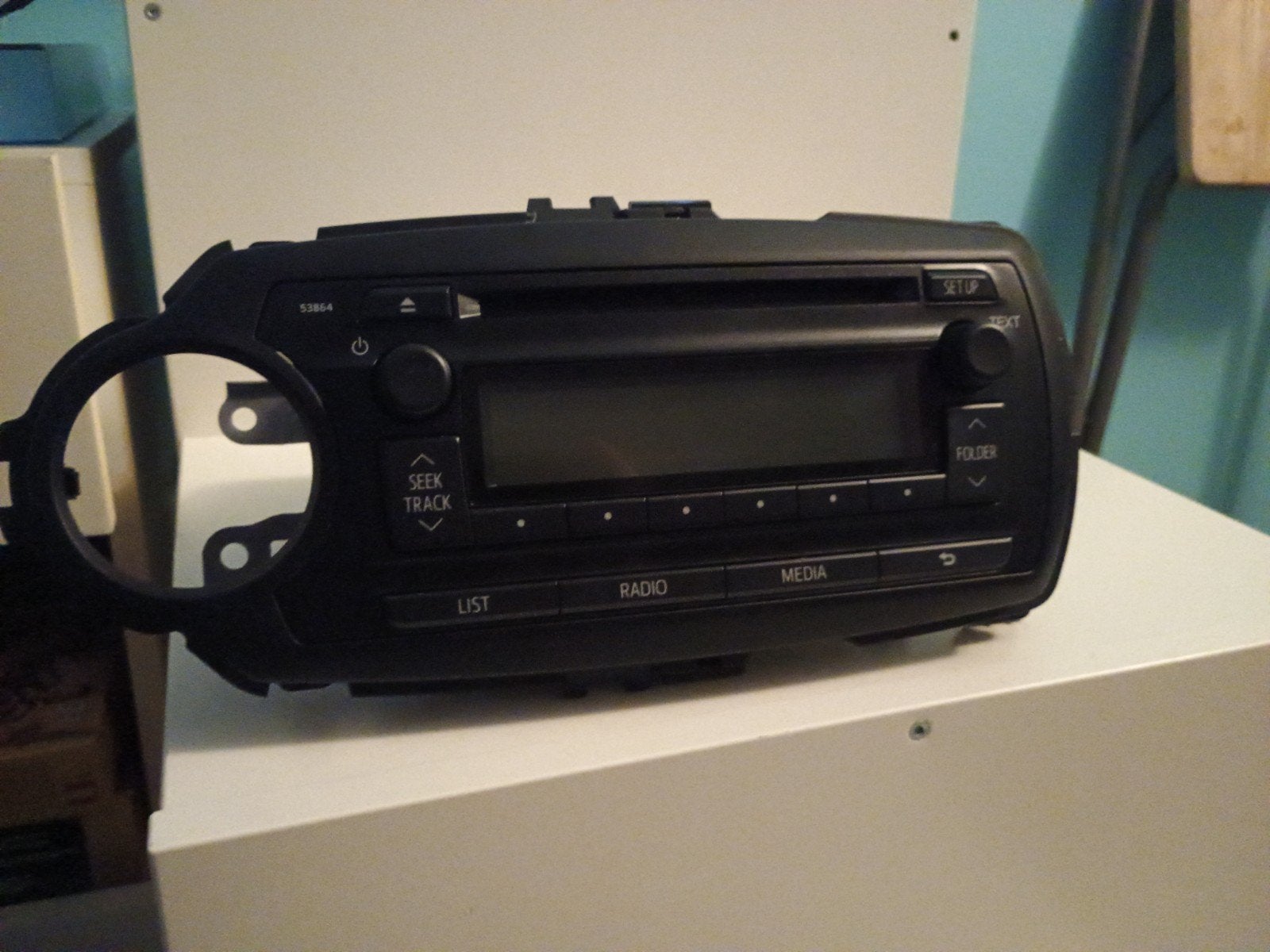 Originele Toyota Yaris Radio/CD-speler (2015), Ophalen, Gebruikt