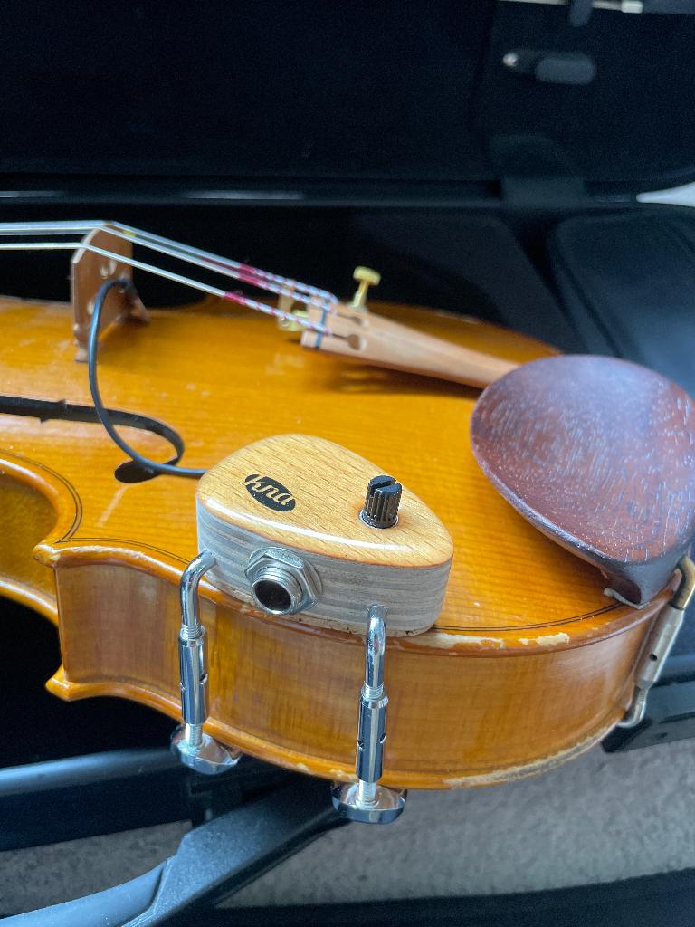 KNA VV-2 piezo pickup voor viool en altviool, Muziek en Instrumenten, Strijkinstrumenten | Violen en Altviolen, Ophalen of Verzenden