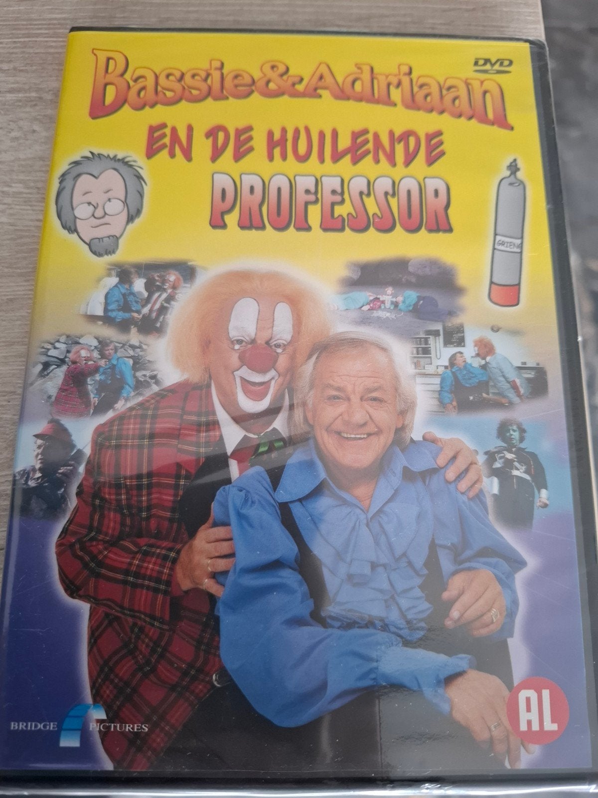 Bassie en adriaan en de huilende professor, Cd's en Dvd's, Ophalen of Verzenden