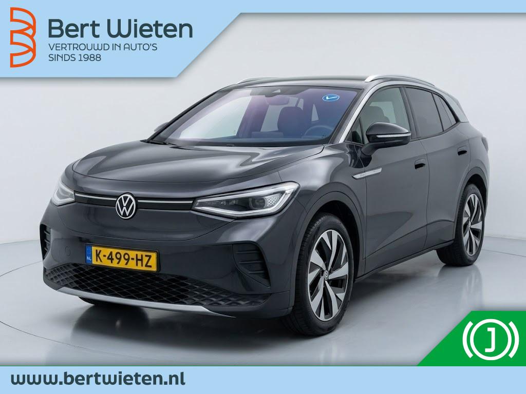 Volkswagen ID.4 First 77 kWh | Geen import | Camera | Navi, Auto's, Automaat, 0 cilinders, Gebruikt, Zwart
