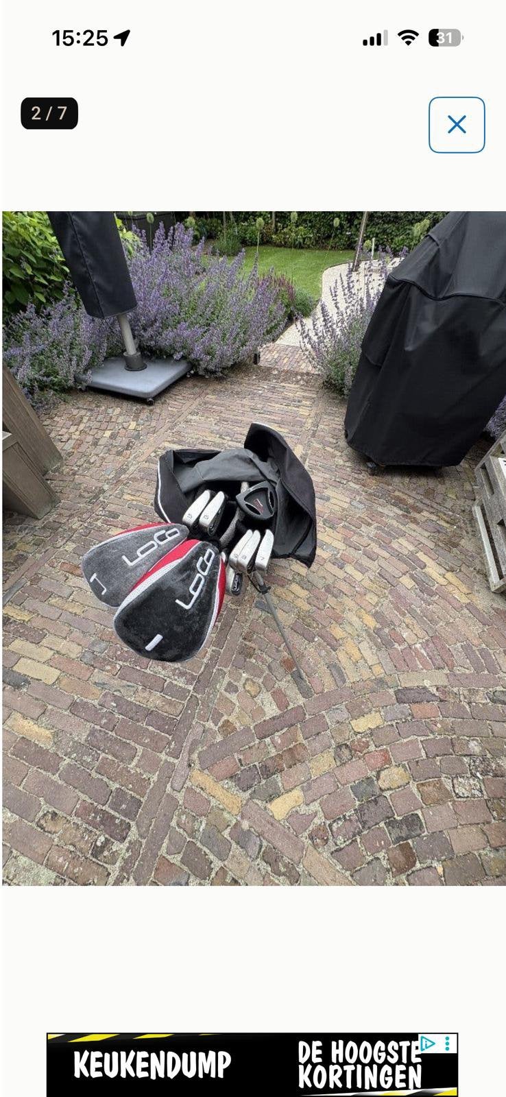 Volledige dunlop golf set heren, Ophalen, Zo goed als nieuw