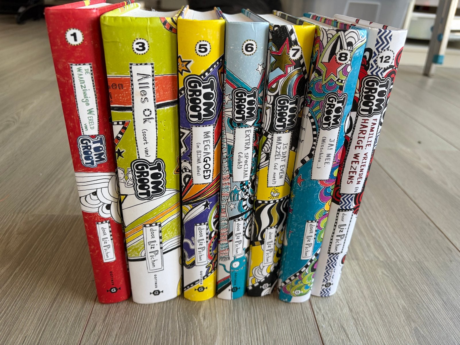 Tom Groot boeken - deel 1, 3, 5, 6, 7, 8 en 12., Ophalen of Verzenden, Gelezen, Fictie algemeen