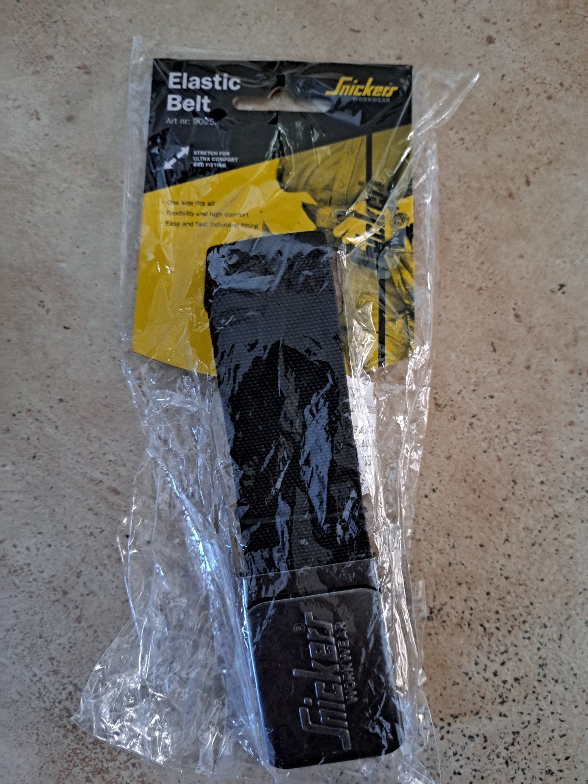 SNICKERS WORKWEAR Elastische Werkbroekriem - Nieuw €22,00, Zwart, Ophalen of Verzenden, Riem of Ceintuur, Nieuw