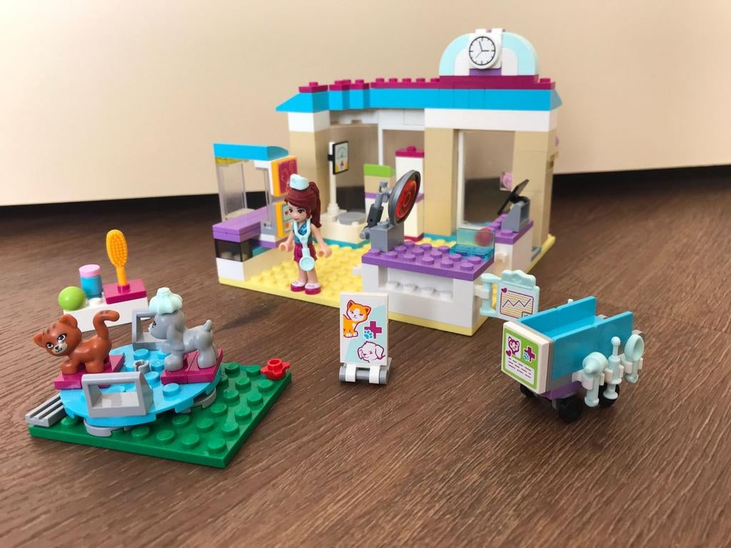 Lego Friends 41085, Lego  Friends Dierenkliniek, Ophalen of Verzenden, Gebruikt, Complete set, Lego