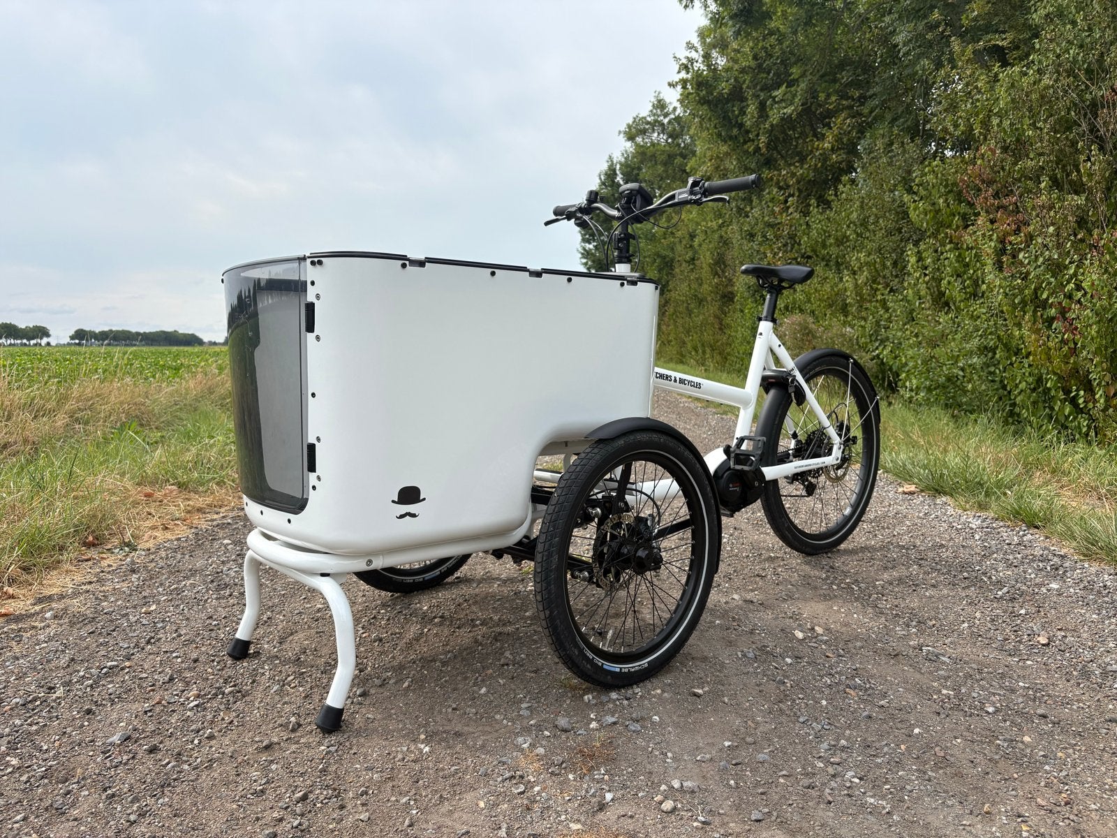 Butchers & Bicycles elektrische Bakfiets – slechts 716 km, Fietsen en Brommers, Elektrisch, Zo goed als nieuw, 2 kinderen, Schijfrem