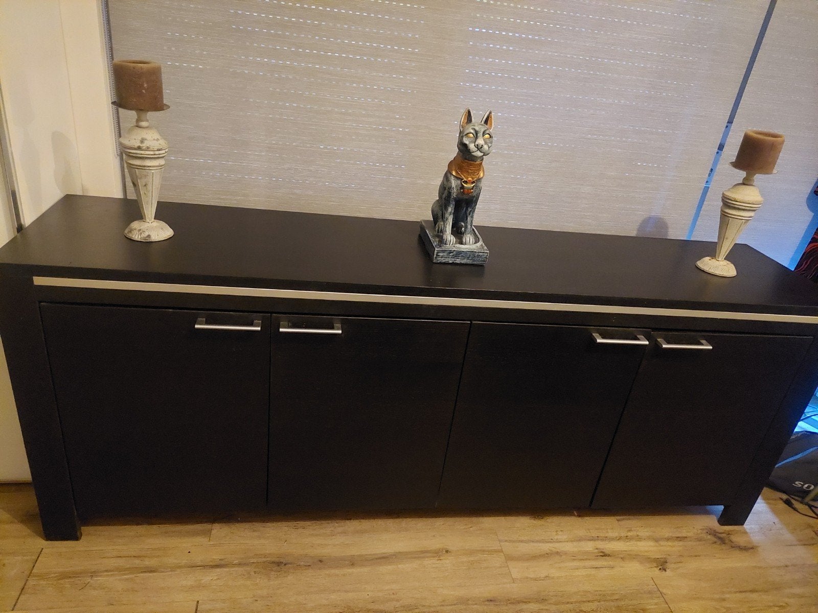 Dressoir en TV meubel set, Ophalen, Met plank(en), Eikenhout, Zo goed als nieuw