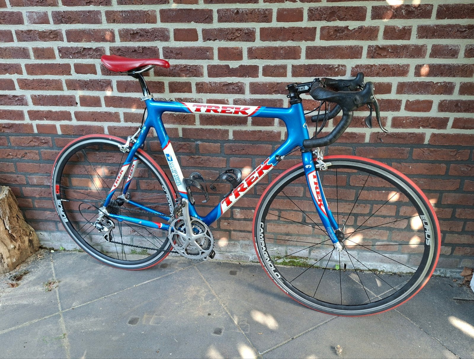 Trek OCLV 5500 racefiets US Postal. Klassieker, Gebruikt, Aluminium, Meer dan 20 versnellingen, 53 tot 57 cm