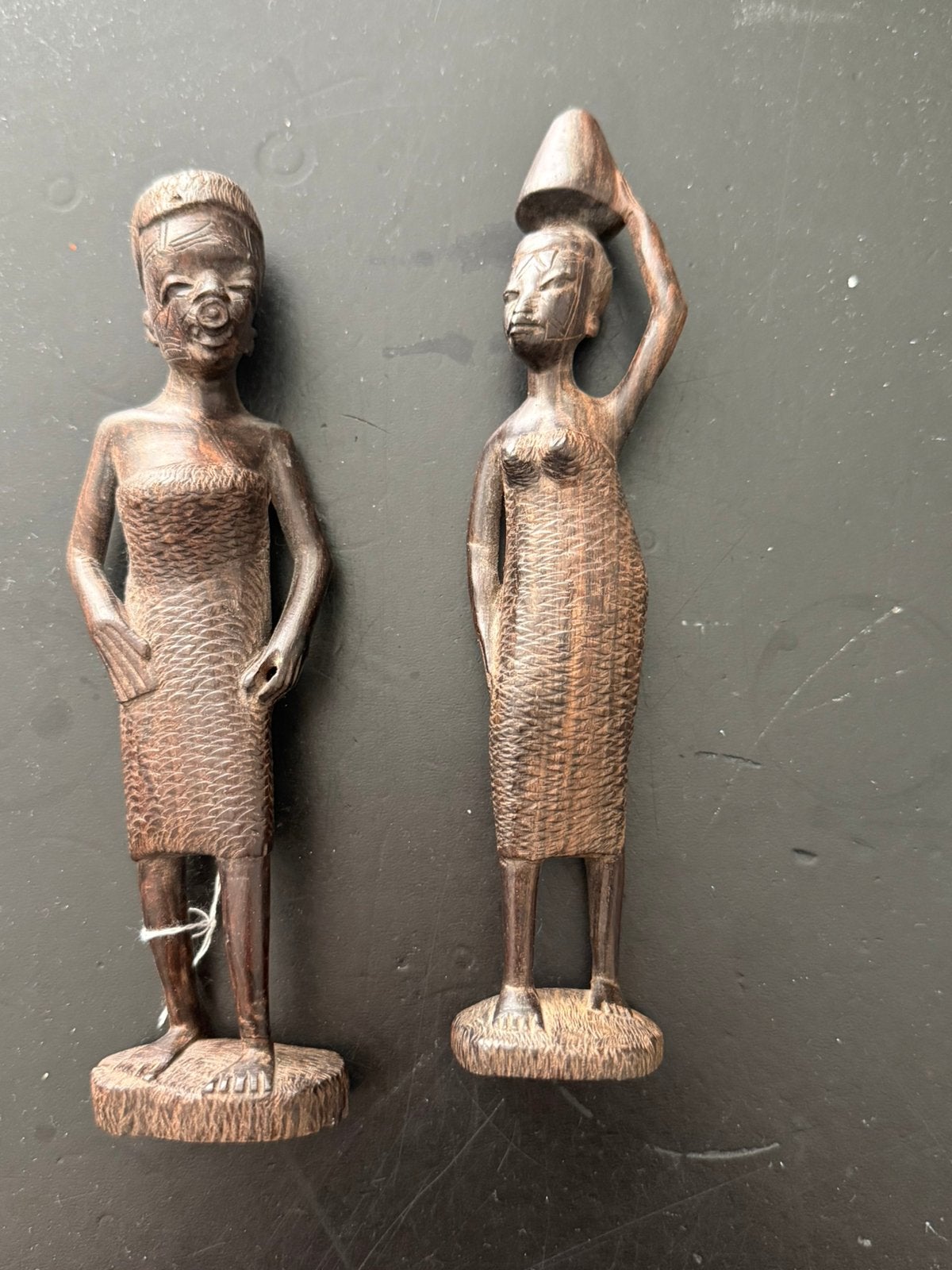 Afrikaans houtsnijwerk, Hout, Bruin, Afrika, Ophalen of Verzenden