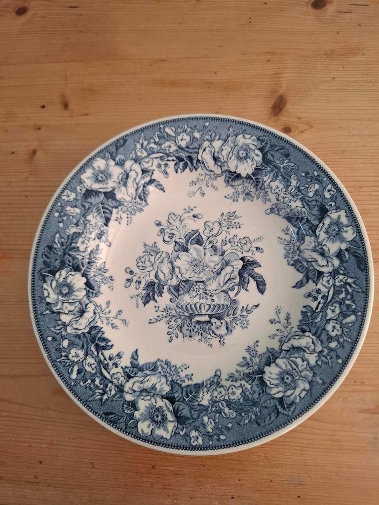 Balmoral blauw Royal Sphinx diep bord. 4 stuks, Antiek en Kunst, Antiek | Wandborden en Tegels, Ophalen of Verzenden