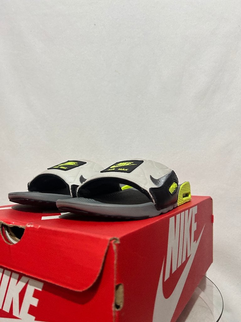 ALS NIEUW! Maat 44 - Nike Air Max 90 Slide Slipper Volt, Slippers, Overige kleuren, Verzenden, Nike