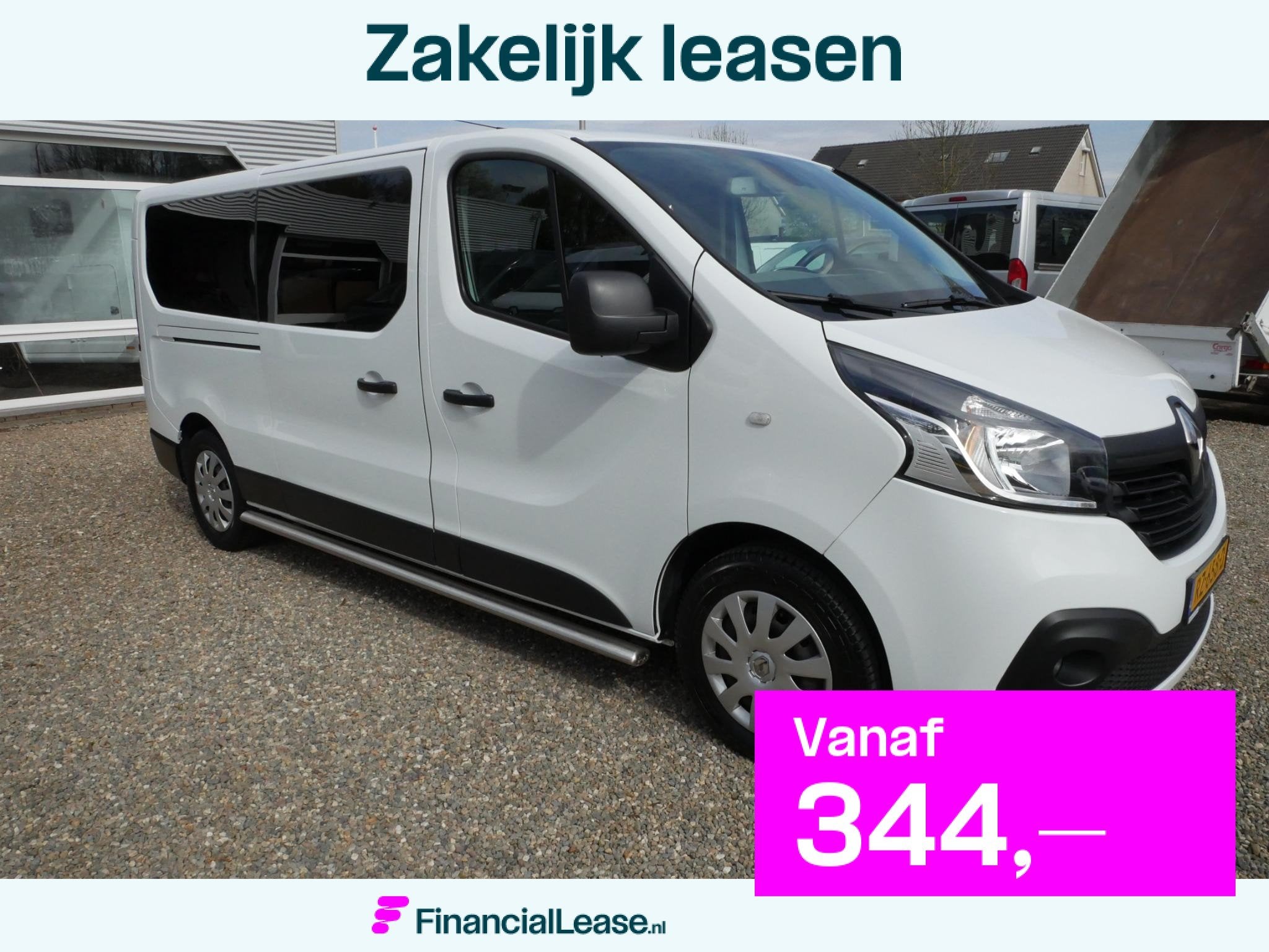 Renault Trafic Passenger 1.6 dCi 125PK L2H1 Airco Combi-8 pe, Voorwielaandrijving, Gebruikt, Wit, Origineel Nederlands