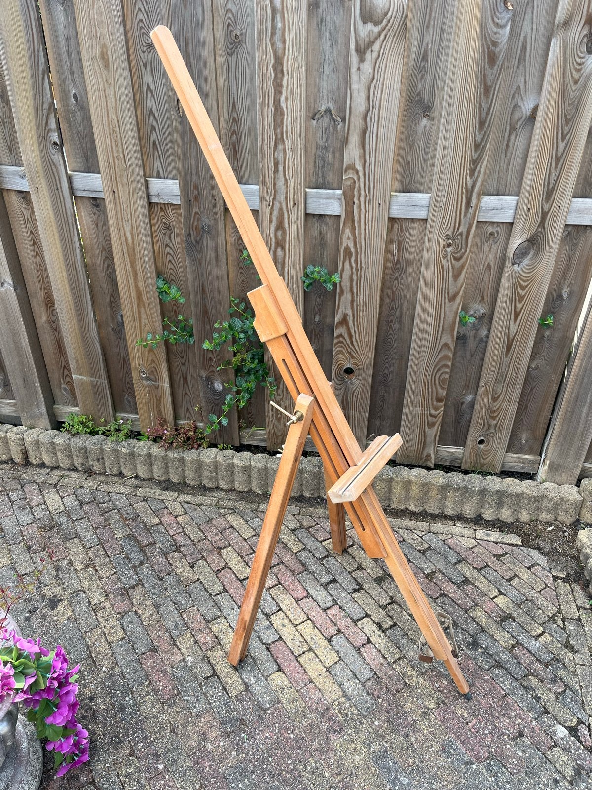 Grote Mabef houten veldezel inklapbaar 170 cm Schildersezel, Ophalen of Verzenden, Gebruikt, Ezel