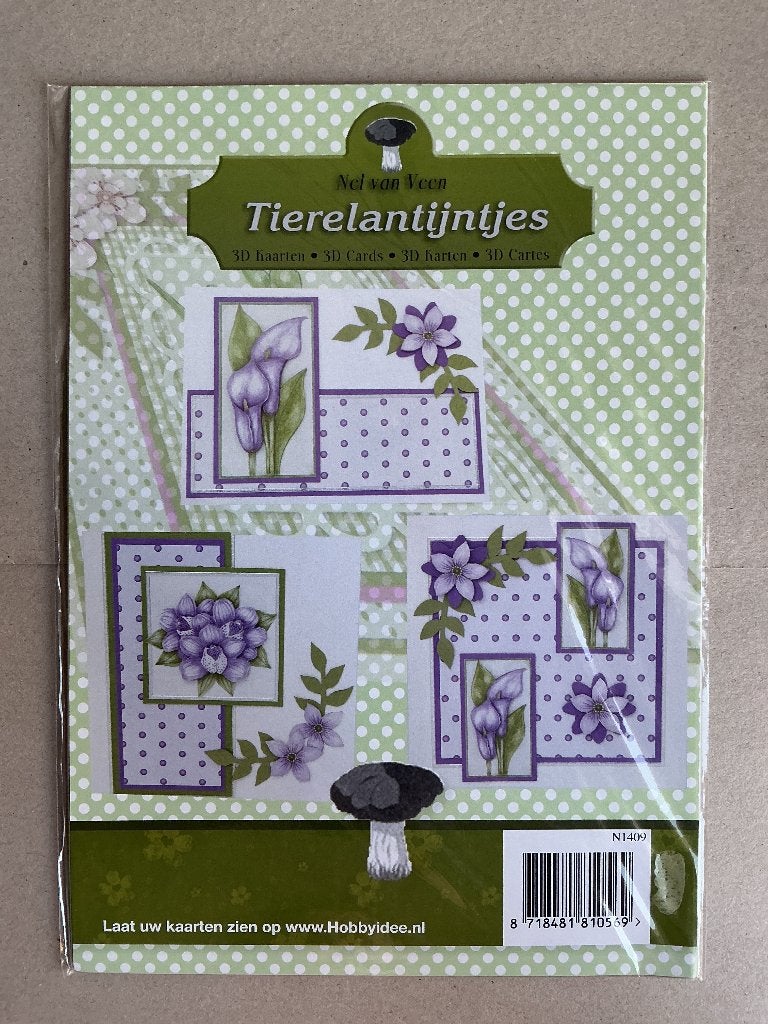 Tierelantijntje Kaartenpakket voor 3 kaarten (1409), Ophalen of Verzenden, Nieuw, Overige thema's, Overige typen