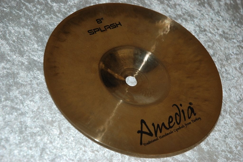 NIEUW!  Amedia Thrace serie splash bekken nieuw 163gr 8 inch, Muziek en Instrumenten, ., Drums of Percussie, Nieuw, Ophalen of Verzenden