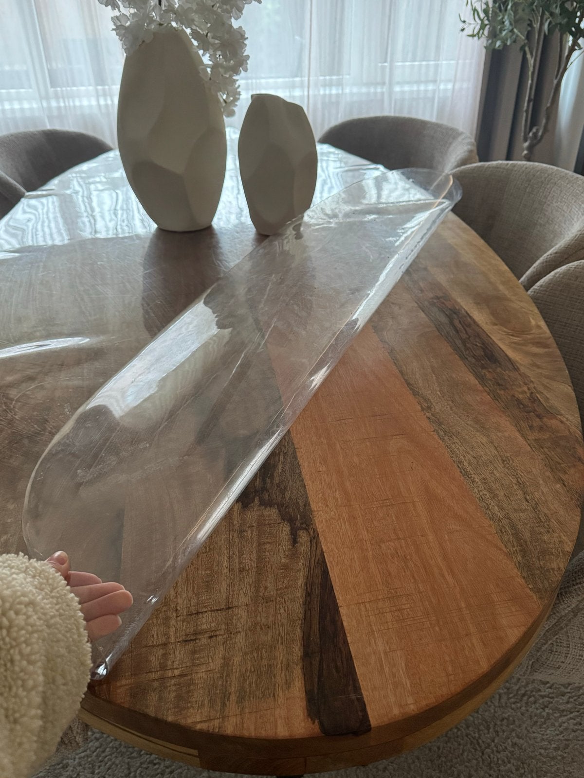 Salontafel set mangohout - 2 stuks, Ophalen, 50 – 75, 100 tot 150 cm, 50 tot 100 cm