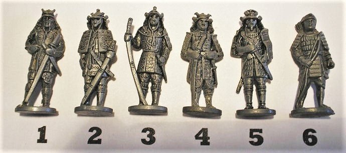 31- Ferrero kinder surprise metal SAMURAI serie 2, Ophalen of Verzenden, Zo goed als nieuw, Overige typen