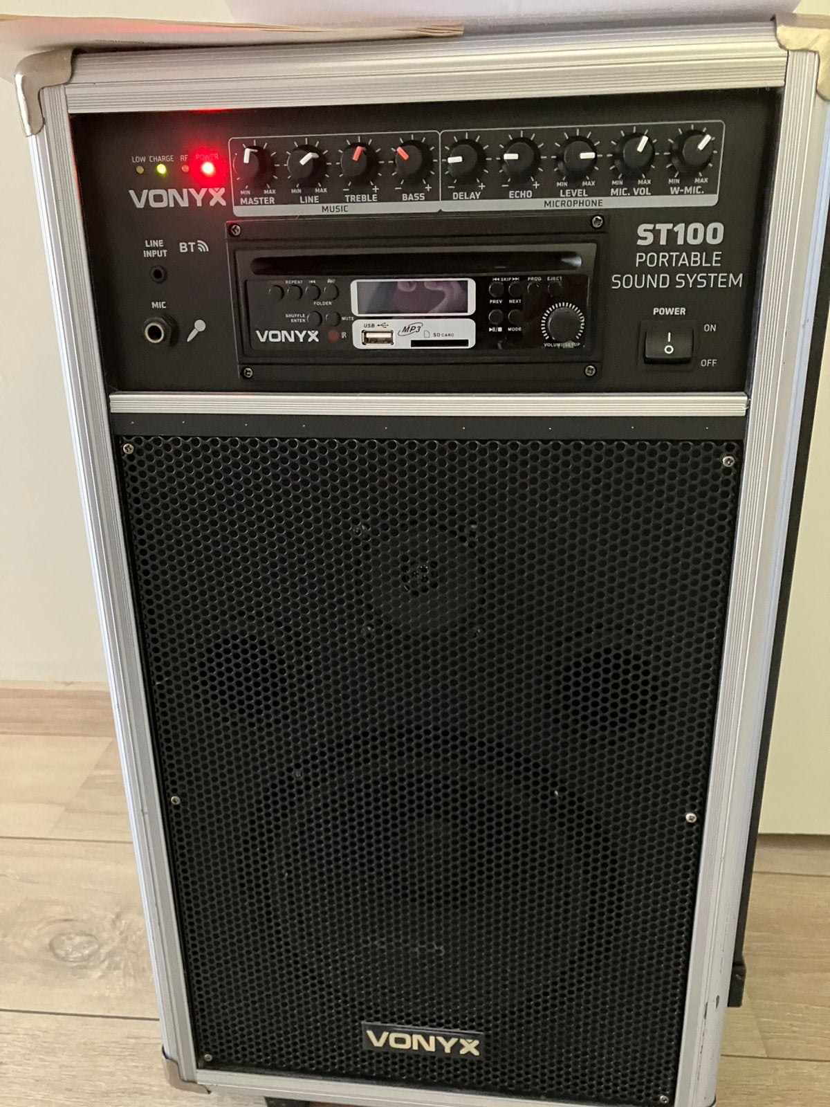 Vonyx ST100 portable sound system / karaoke, Audio, Tv en Foto, Ophalen, Gebruikt, Complete set