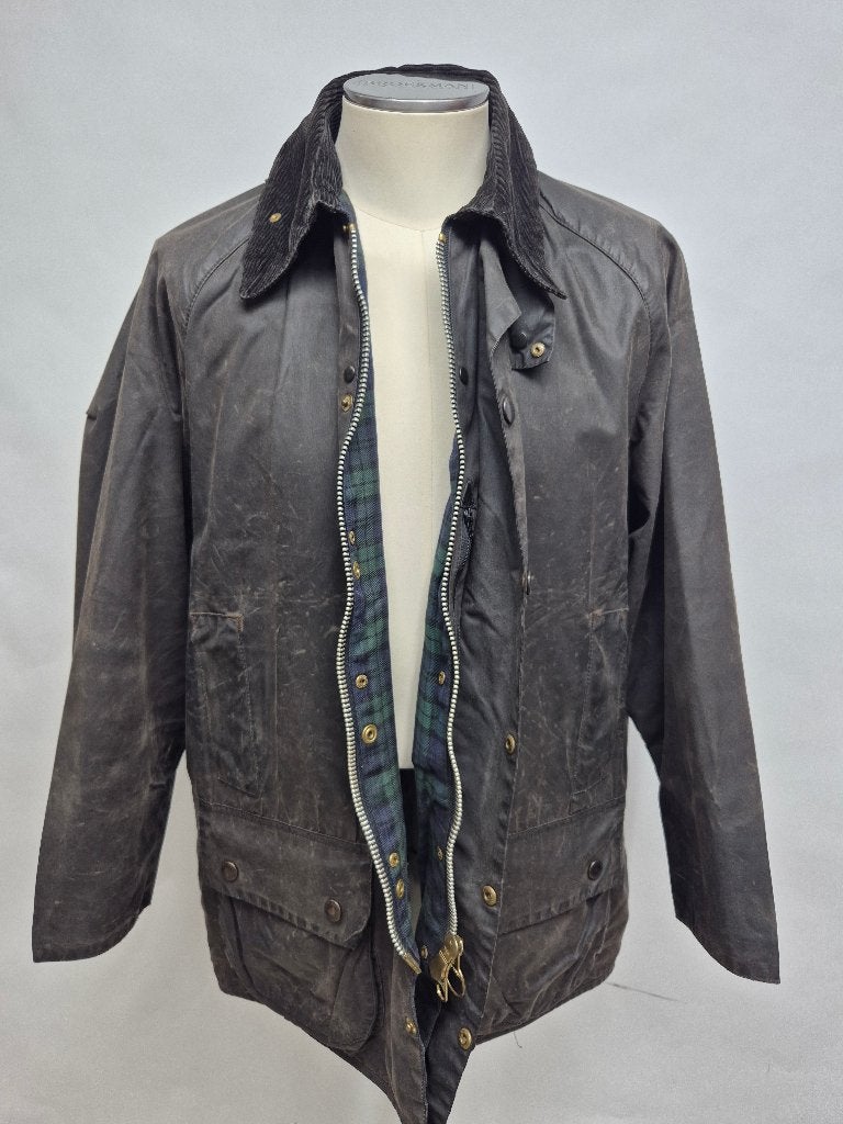 Barbour Beaufort wax jas, maat XL C46-117cm, Kleding | Heren, Barbour, Zwart, Maat 56/58 (XL), Ophalen of Verzenden
