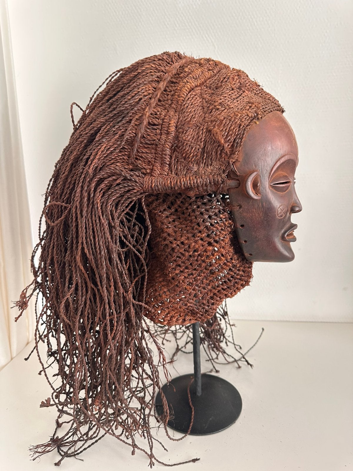 Exclusief CHOKWE masker Angola 1940  privé collectie Matadi, Ophalen of Verzenden
