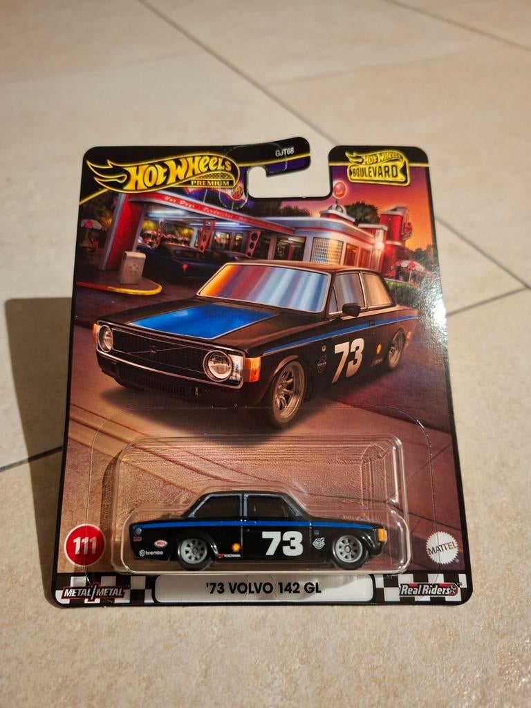 Hot Wheels Premium Boulevard '73 Volvo 142 GL, Ophalen of Verzenden, Nieuw, Auto