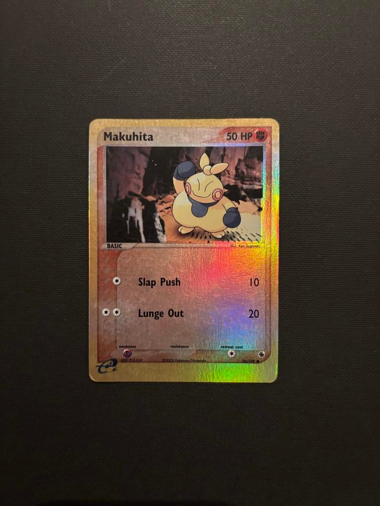 Mankuhita Pokémon Kaart - Foil (2003), Ophalen of Verzenden, Zo goed als nieuw, Losse kaart, Foil