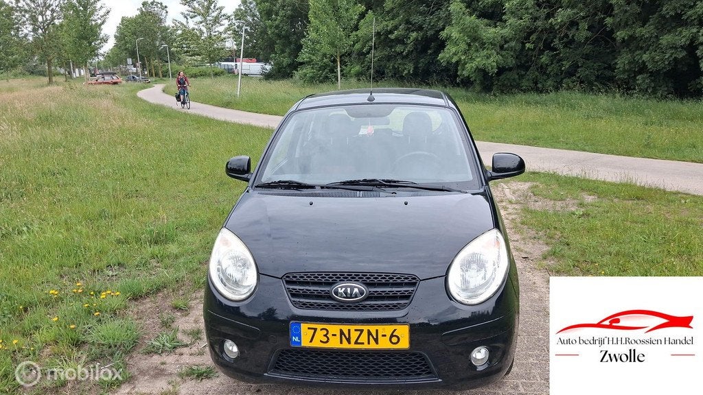 Kia Picanto 1.0 Seven, 4 cilinders, Zwart, Origineel Nederlands, Bedrijf