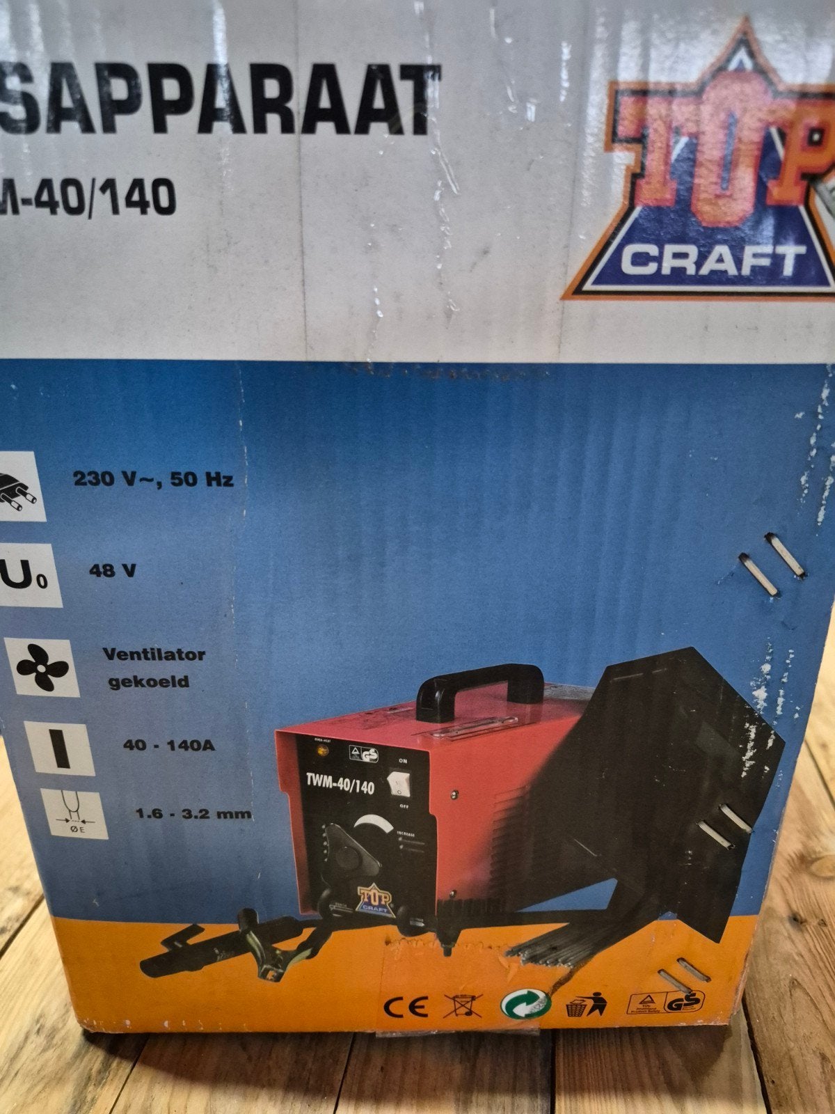 Nieuwe lasapparaat, Ophalen, Nieuw, Minder dan 150 ampère, Elektroden