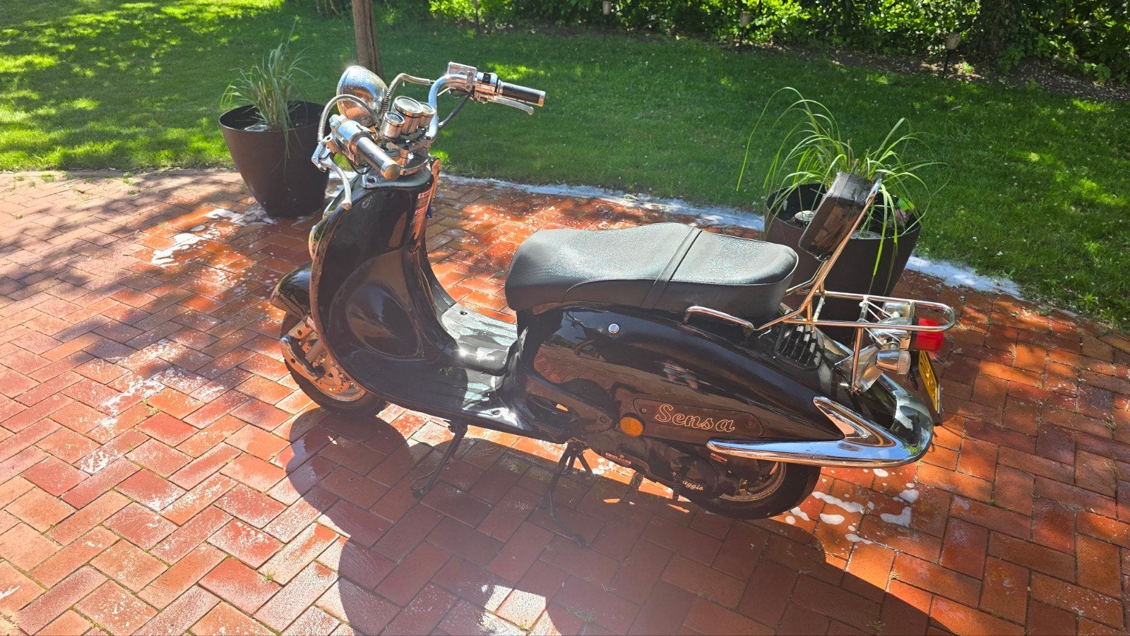 Retro scooter Viraggio sensa 4t 50cc 60km/h, Fietsen en Brommers, Scooters | Overige merken, Gebruikt, Maximaal 45 km/u, Viraggio