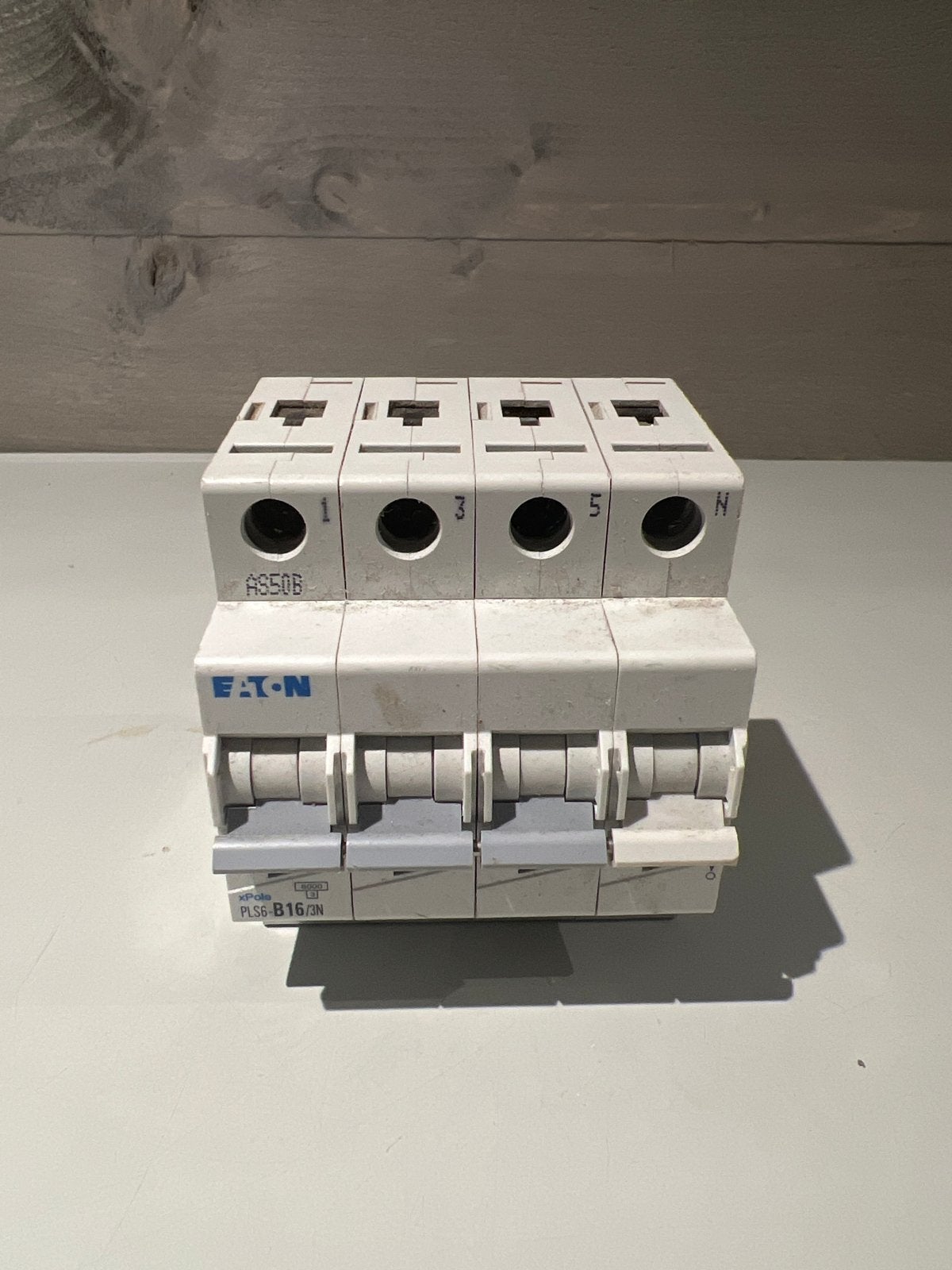 Eaton PLS5-B16/3N Installatieautomaat, N, N, Ophalen of Verzenden, Zo goed als nieuw