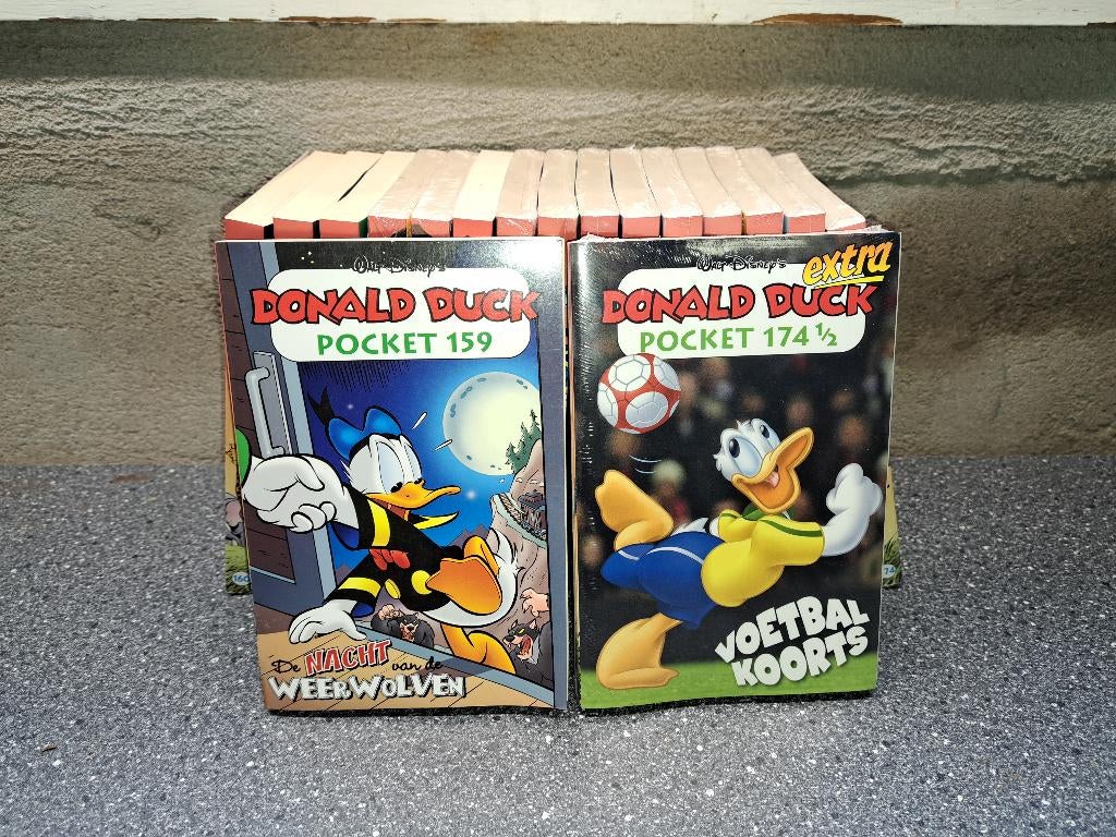 Donald Duck pockets serie 159 t/m 174 1/2, Boeken, Meerdere stripboeken, Ophalen of Verzenden, Zo goed als nieuw