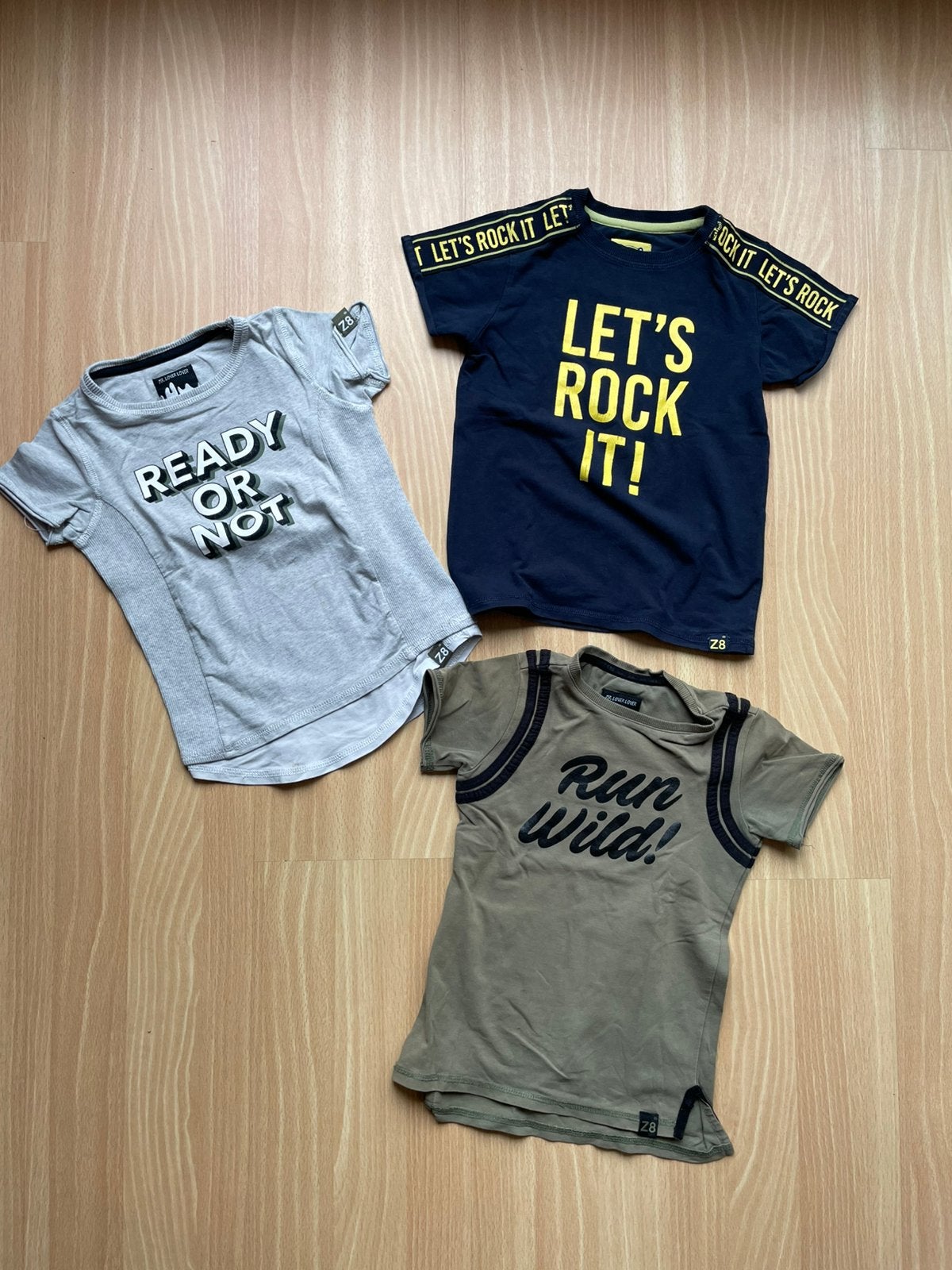 Z8 pakket shirt jongen maat 104 ramon ramsus nigel vlekjes, Ophalen of Verzenden, Zo goed als nieuw, Jongen, Shirt of Longsleeve