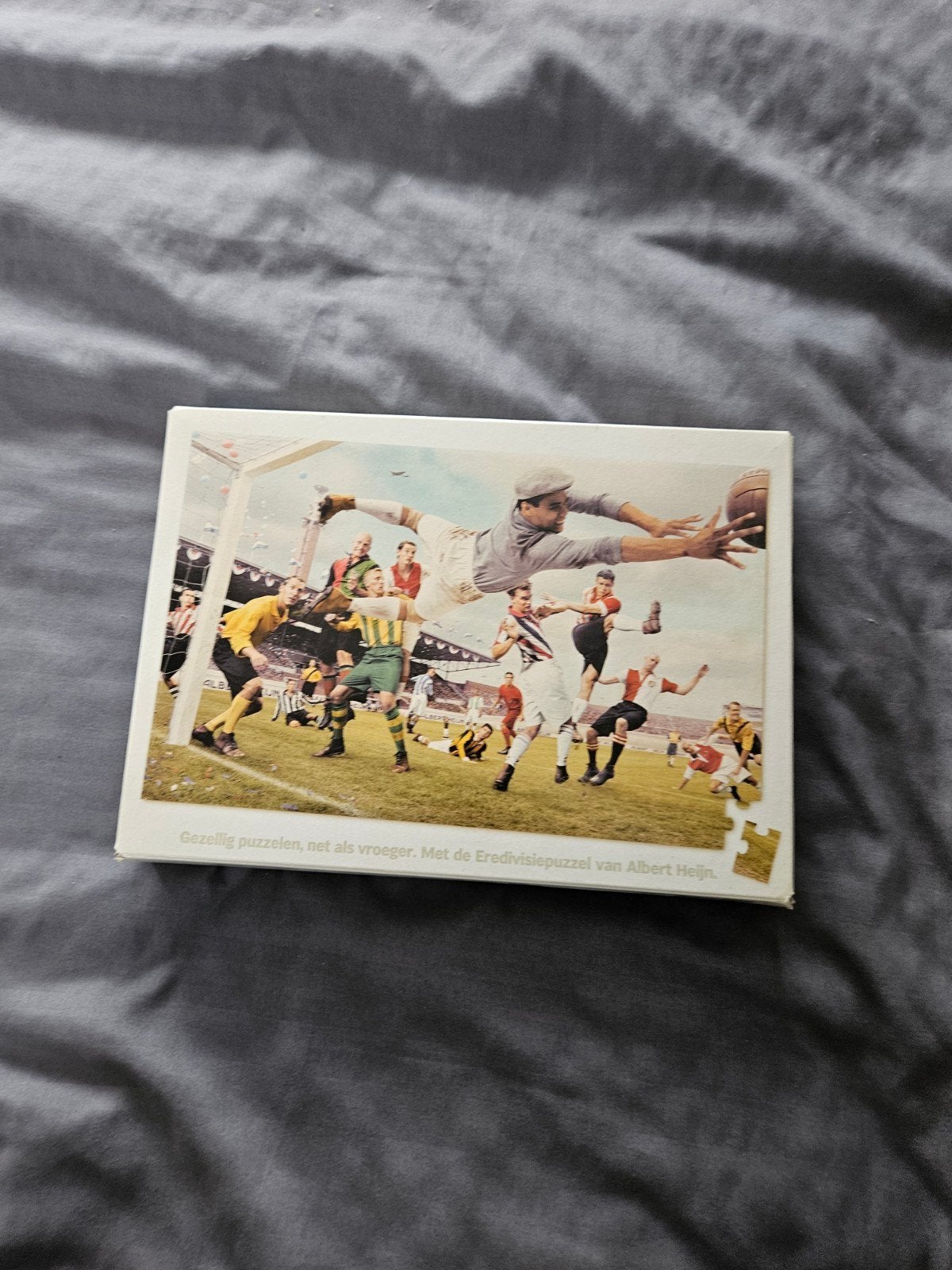 Eredivisie Puzzel Albert Heijn - Voetbal Nostalgie, Ophalen of Verzenden, Minder dan 500 stukjes, Gebruikt, Legpuzzel