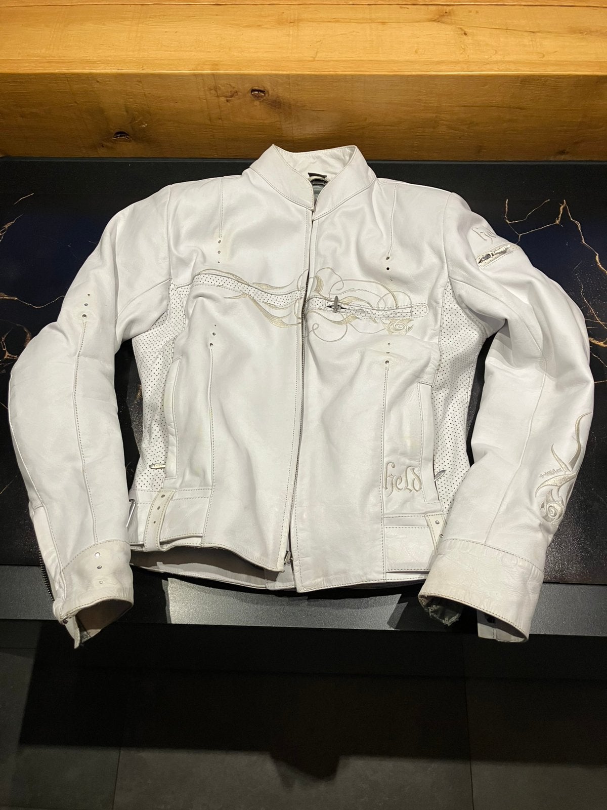 Witte motorpak Held maat 36, Motoren, Ophalen of Verzenden, Tweedehands, Dames, Combipak