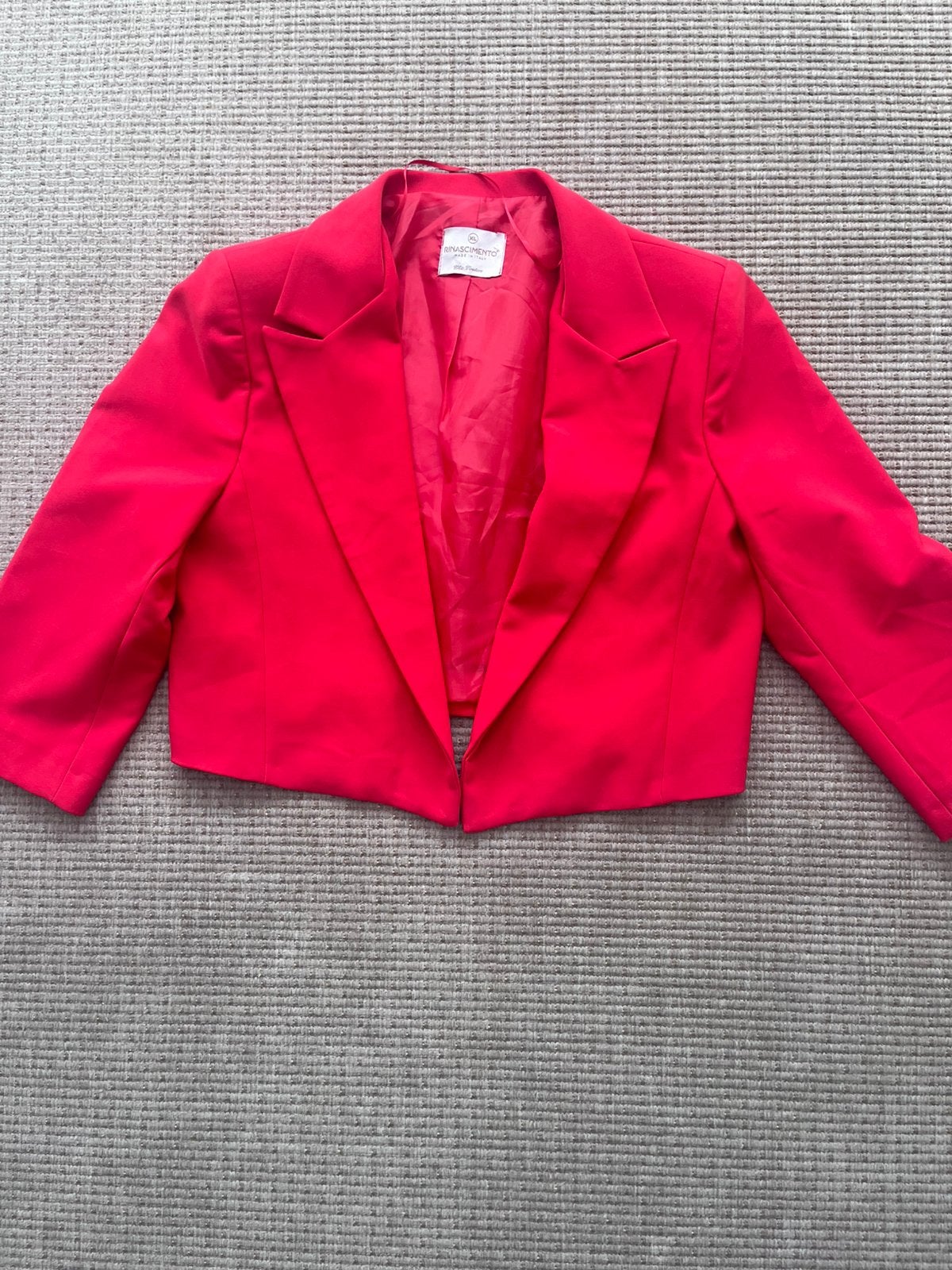 Kort jasje, Ophalen of Verzenden, Zo goed als nieuw, Maat 42/44 (L), Rood