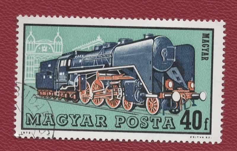 Treinen - Hongarije - 2730 (2.) - gebr, Ophalen of Verzenden, Gestempeld, Treinen