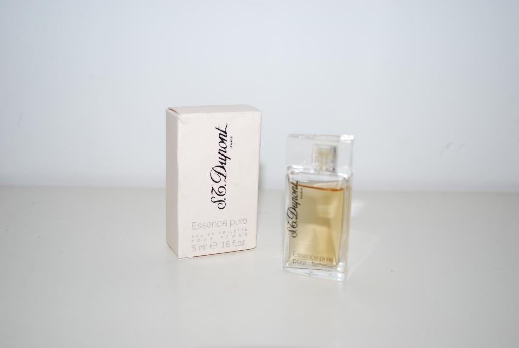 Miniatuur S.T. Dupont Essence Pure Pour Femme, Ophalen of Verzenden, Zo goed als nieuw, Miniatuur, Gevuld