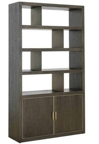 Richmond Interiors Rivertree wandkast — Bruin — NIEUW, Ophalen, 200 cm of meer, Eikenhout, Nieuw