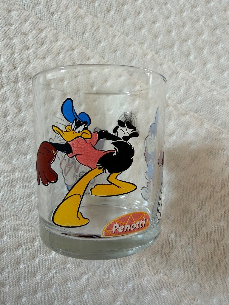 Glas Duo Penotti Lonney Tunes, Ophalen of Verzenden, Looney Tunes, Zo goed als nieuw, Gebruiksvoorwerp