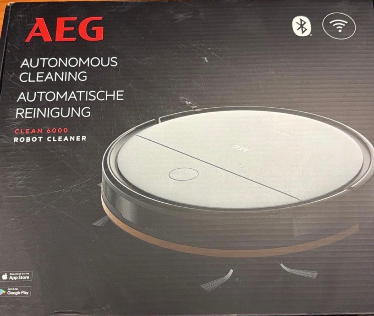 AEG CLEAN 6000 Robotstofzuiger - Nieuw in doos, Witgoed en Apparatuur, Stofzuigers, Nieuw, Ophalen of Verzenden, Robotstofzuiger