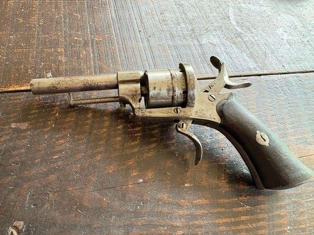 Antiek Penvuur revolver, Verzamelen, Ophalen, Landmacht, Nederland