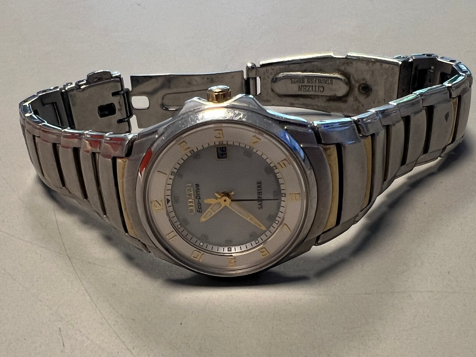 Citizen Eco-Drive EW1364-55A (28 mm). SUPERDEAL, Gebruikt, Ophalen of Verzenden, Nvt, Nvt