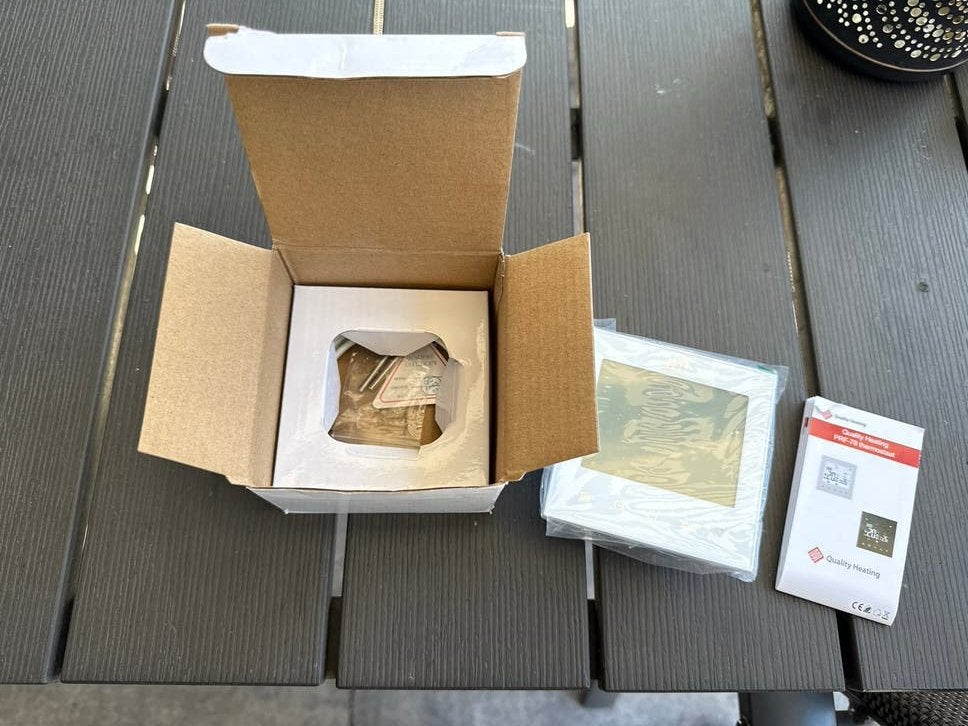 Quality Heating Vloerverwarming Thermostaat SS210H-WH, Verzenden, Nieuw