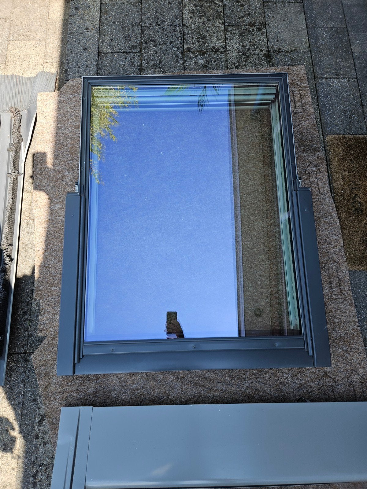 Velux dakraam 80x100cm met verduisterend rolgordijn, Ophalen, Gebruikt, 80 tot 120 cm, 80 tot 120 cm