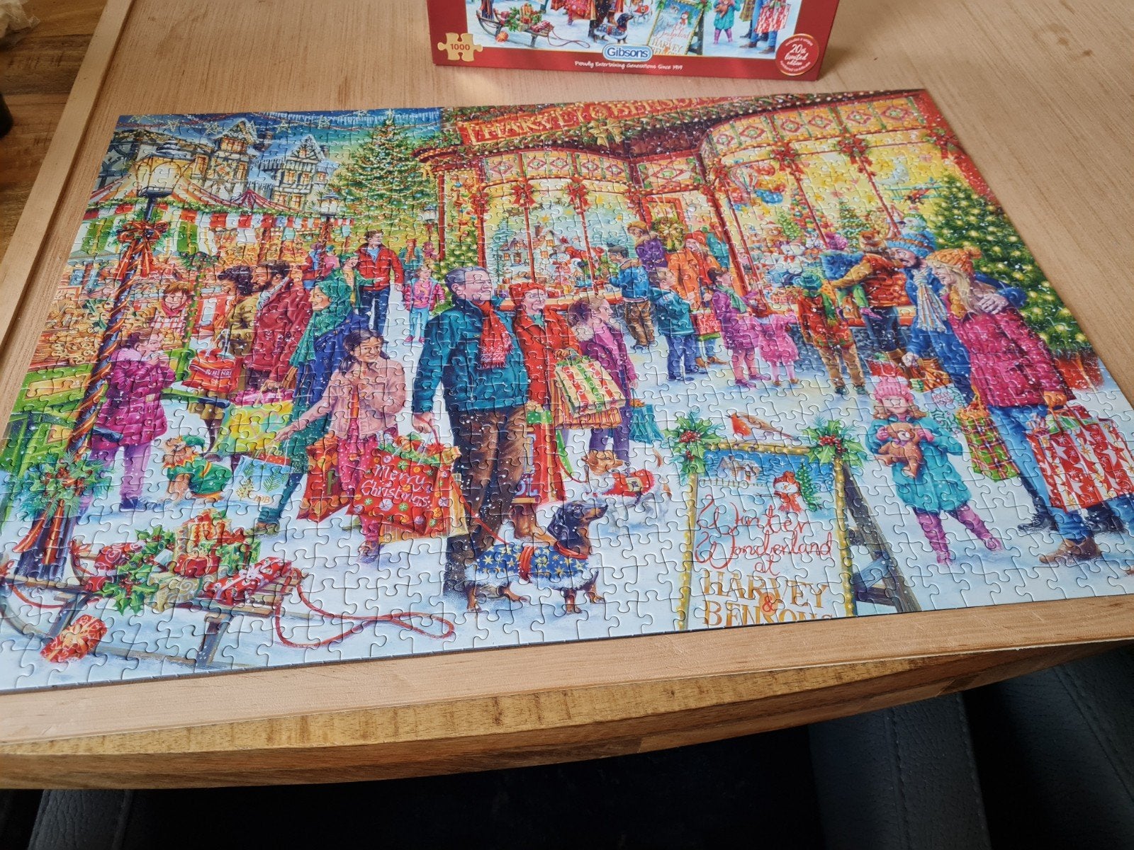 gibsons puzzel 1000 stukjes, Hobby en Vrije tijd, Ophalen, 500 t/m 1500 stukjes, Zo goed als nieuw
