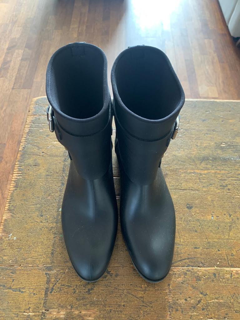 Ralph Lauren regenlaarzen, Zgan, Kleding | Dames, Schoenen, Ophalen of Verzenden, Zo goed als nieuw, Zwart, Regenlaarzen