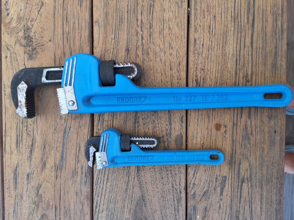 Nieuwe Gedore N227 Pijptangen (2 stuks)14"/350 en 8"/200, Ophalen of Verzenden, Nieuw